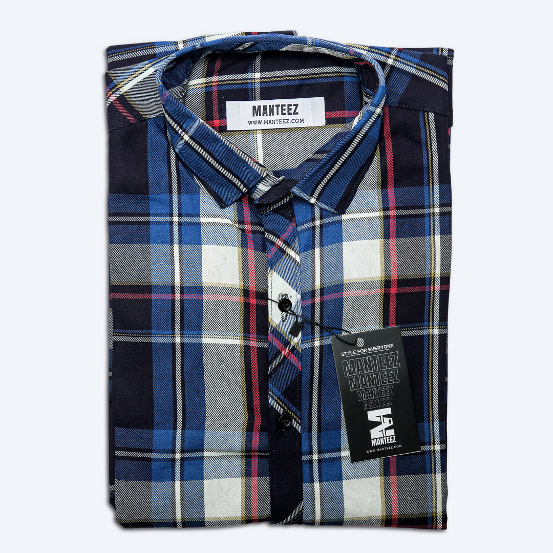 Glen Plaid Check Formal Shirt