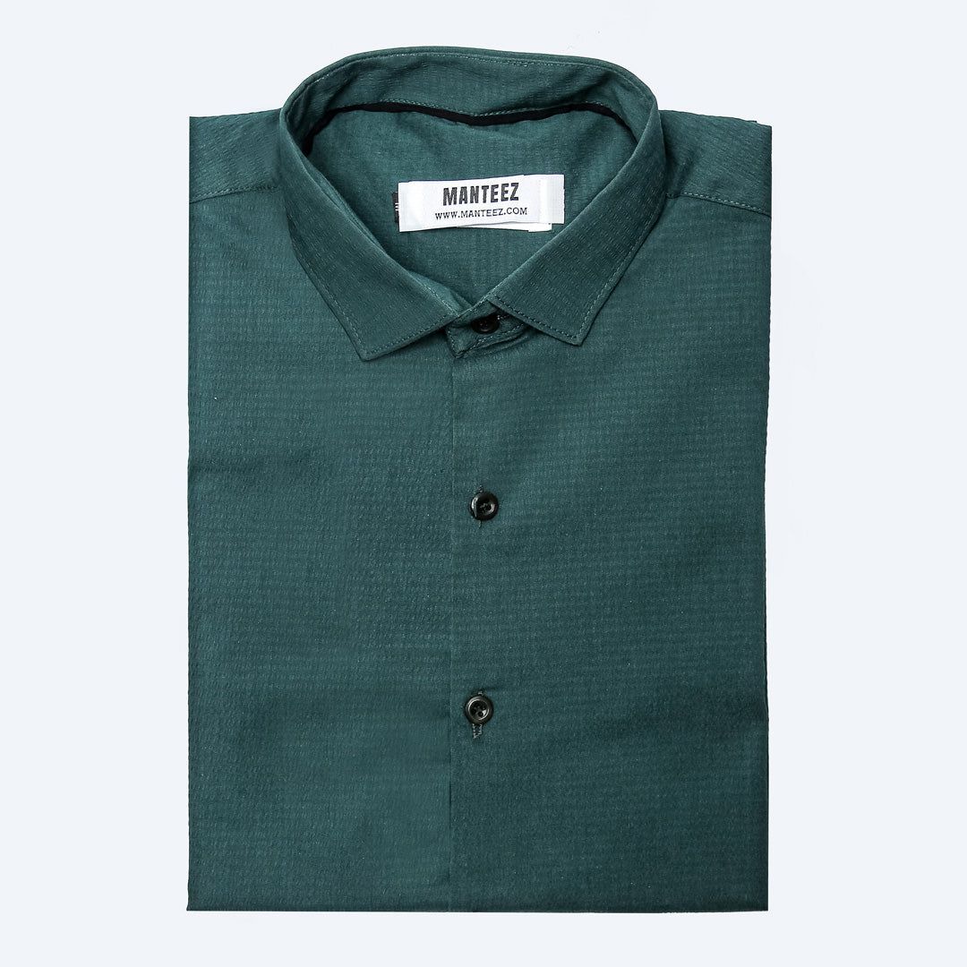 Regular-fit linen cotton shirt