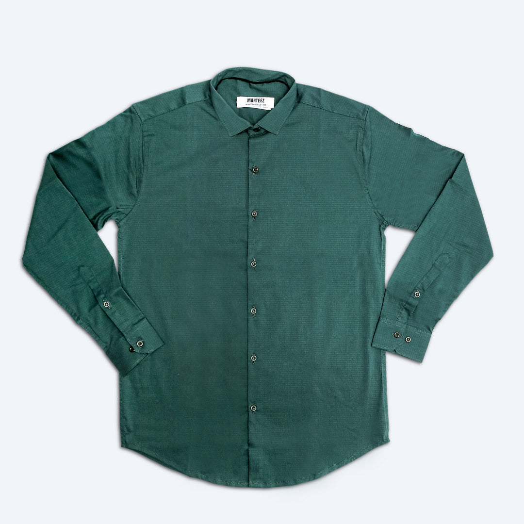 Regular-fit linen cotton shirt